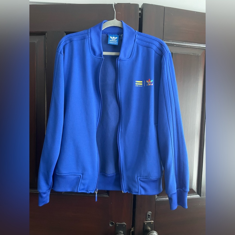 Adidas/Pharrell Williams, Royal blue track zip up.